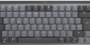 Logitech Master Series MX Mechanical Mini - Tastatur - hinterleuchtet - kabellos - Bluetooth LE - QWERTZ - Deutsch - Tastenschalter: Tactile Quiet - Graphite (920-010771)