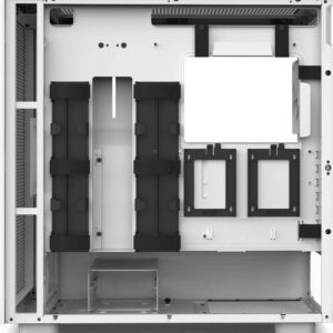 NZXT H series H7 Flow - Tower - Erweitertes ATX - Seitenteil mit Fenster (gehärtetes Glas) - keine Spannungsversorgung - Mattes Weiß - USB/Audio (CM-H71FW-01)