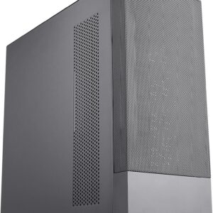 Aerocool Cipher. Typ: PC, Produktfarbe: Schwarz, Unterstützte Motherboards Formfaktoren: ATX, micro ATX, Mini-ITX. Unterstützte Stromversorgungs-Formfaktoren: ATX. Durchmesser unterstützte Vorderseitenlüfter: 120,140 mm, Durchmesser unterstützter Rückseitenlüfter: 120 mm, Unterstützte Lüfterdurchmesser (oben): 120,140 mm. Unterstützte Hard-Disk Drive Größen: 3.5" , SSD-Formfaktor: 2.5". Breite: 205 mm, Tiefe: 485 mm, Höhe: 485 mm (ACCM-PB28004.11)