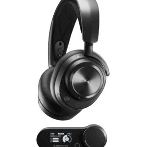 SteelSeries Arctis Nova Pro Wireless - Headset - ohrumschließend - Bluetooth / 2,4 GHz Funkfrequenz - kabellos - aktive Rauschunterdrückung - mit GameDAC Gen 2 - für Nintendo Switch, Sony PlayStation 4, Sony PlayStation 5