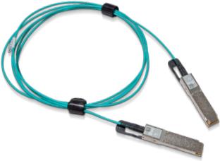 NVIDIA - 200GBase-AOC Direktanschlusskabel - QSFP56 zu QSFP56 - 5 m - Glasfaser - Active Optical Cable (AOC) (980-9I45D-00H005)