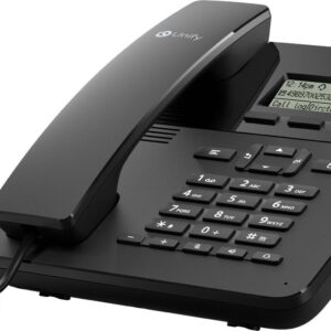 Unify OpenScape Desk Phone CP110 - VoIP-Telefon - SIP, SRTP, HFA - Schwarz (L30250-F600-C580)