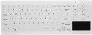 Cherry Active Key MedicalKey AK-C7412 - Tastatur - disinfectable hygiene keyboard - mit Touchpad - USB - QWERTY - GB - weiß (AK-C7412F-GUS-W/UK)