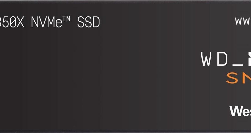 WD_BLACK SN850X NVMe SSD WDBB9G0010BNC - SSD - 1 TB - intern - M.2 2280 - PCIe 4.0 (NVMe) - Schwarz