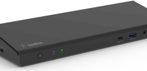 Belkin CONNECT Universal USB-C Triple Display Dock - Dockingstation - USB-C - 3 x HDMI, 2 x DP - 1GbE - 150 Watt (INC007VFBK)