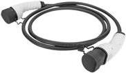 DIGITUS - Verlängerungsnetzkabel - IEC 62196 Type 2 männlich Schutzkappe zu IEC 62196 Type 2 weiblich Schutzkappe - 7,5m - Schwarz - dreiphasig (DK-3P16-075)
