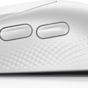 Dell Alienware Tri-Mode Gaming Mouse AW720M - Maus - optisch - 8 Tasten - kabelgebunden, kabellos - USB, 2,4 GHz, Bluetooth 5,1 - Lunar Light (AW720M-W-DEAM)