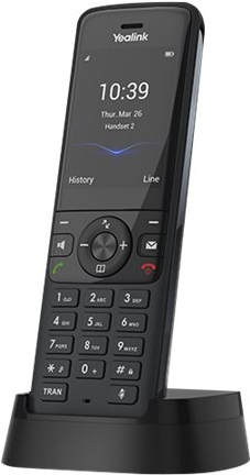 Yealink W78H - IP-Telefon - Schwarz - Kabelloses Mobilteil - Tisch/Bank - 50 m - 300 m (1302023)