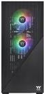 Thermaltake Divider 370 TG ARGB - Mid tower - E-ATX - Seitenteil mit Fenster (gehärtetes Glas) - keine Spannungsversorgung (PS/2) - Schwarz - USB/Audio