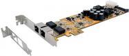 PCI-EXPRESS Dual Ethernet Karte 2xG. 2xGigabit Ports,LP Bügel,mit PoE (EX-6072POE-2)