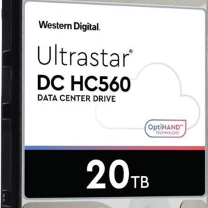 WD Ultrastar DC HC560 - Festplatte - 20TB - intern - 3.5" (8,9 cm) - SAS 12Gb/s - 7200 U/min - Puffer: 512MB (0F38652)