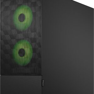 Fractal Design Pop Air RGB - Tower - ATX - Seitenteil mit Fenster (gehärtetes Glas) - keine Spannungsversorgung (ATX) - grün, klar, Tinted - USB/Audio - für Fractal Design Model D, Type D (FD-C-POR1A-04)