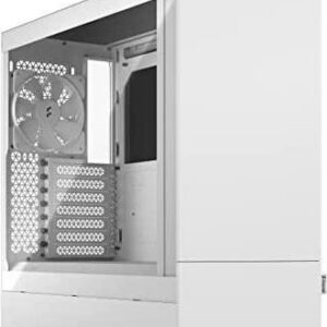Fractal Design Pop Silent - Tower - ATX - Seitenteil mit Fenster (gehärtetes Glas) - keine Spannungsversorgung (ATX) - White TG Clear Tint - USB/Audio (FD-C-POS1A-04)