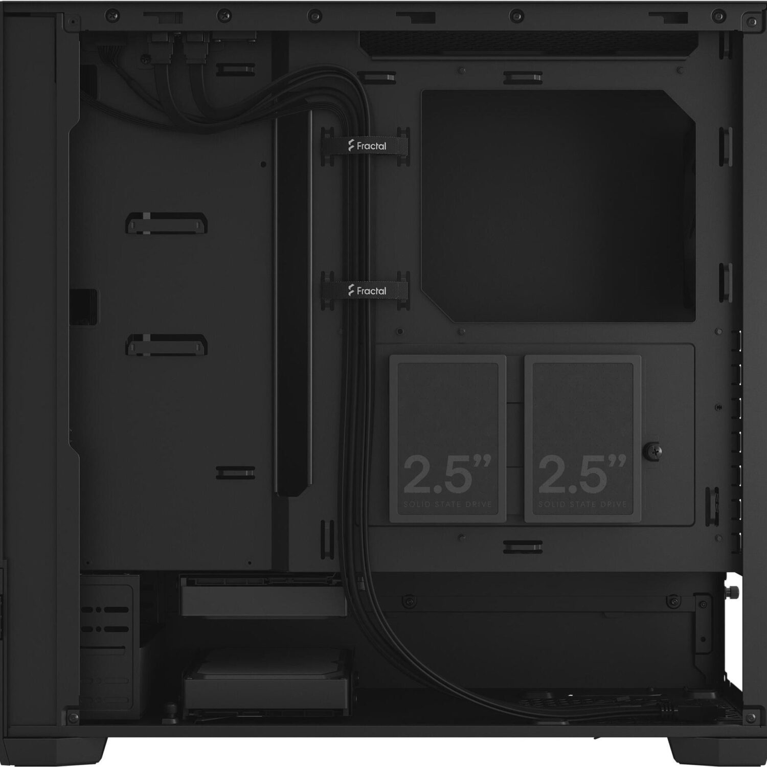 Fractal Design Pop Air - Tower - ATX - keine Spannungsversorgung (ATX) - Black Solid - USB/Audio (FD-C-POA1A-01)