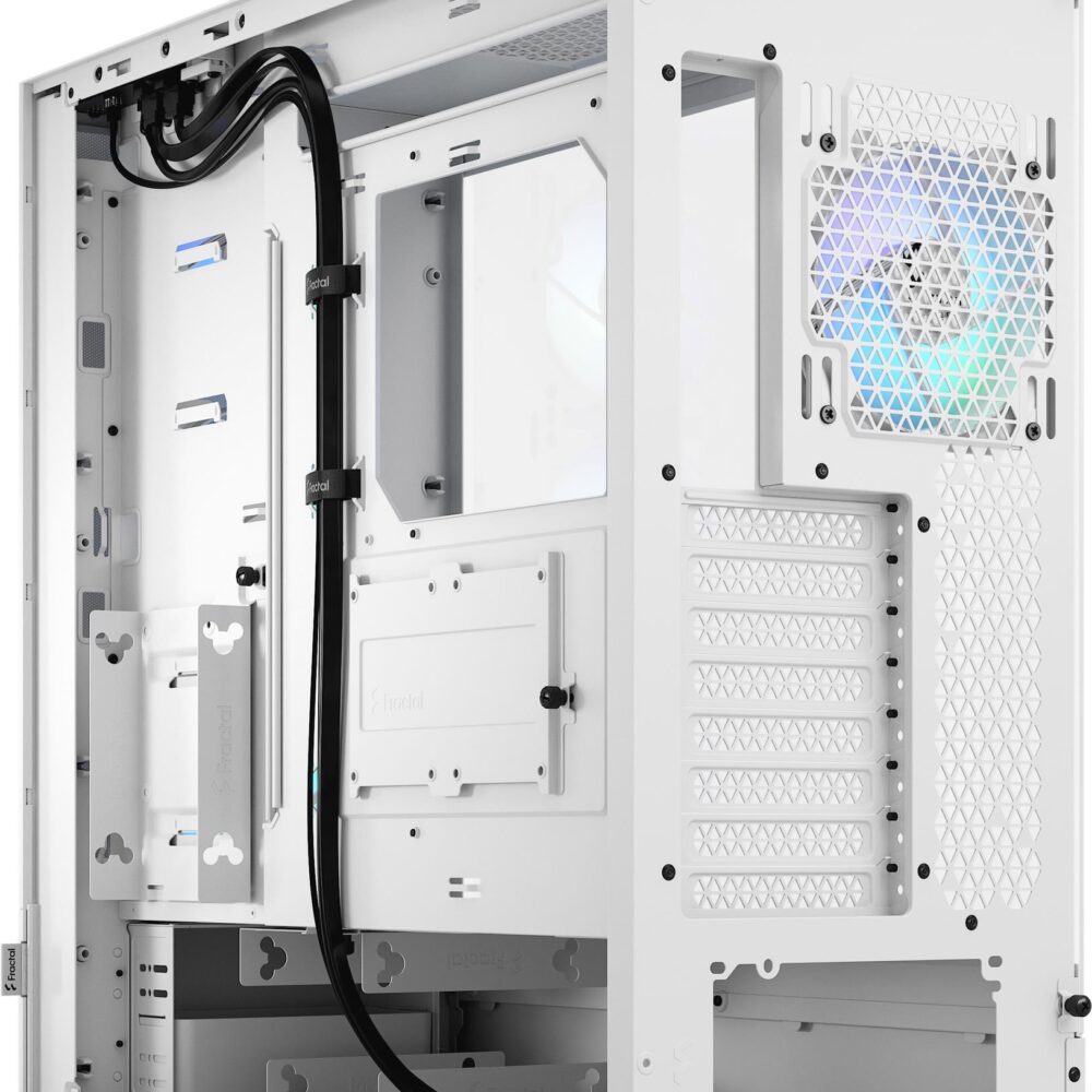 Fractal Design Pop XL Air RGB - Tower - Erweitertes ATX - keine Spannungsversorgung (ATX) - White TG Clear Tint - USB/Audio (FD-C-POR1X-01)