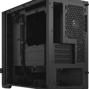 Fractal Design Pop Mini Silent - Tower - micro ATX - keine Spannungsversorgung (ATX) - Black Solid - USB/Audio - für Fractal Design Model D, Type D (FD-C-POS1M-01)