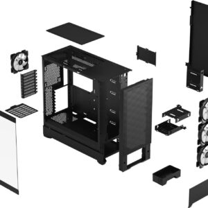 Fractal Design Pop XL Air RGB - Tower - Erweitertes ATX - keine Spannungsversorgung (ATX) - black TG clear tint - USB/Audio (FD-C-POR1X-06)