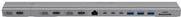 Targus HyperDrive - Dockingstation - USB-C x 2 - 3 x HDMI, 3 x DP - 1GbE (HD156-GL)