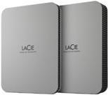 Seagate LaCie Mobile Drive HDD STLP5000400 - Festplatte - 5 TB - extern (tragbar) - USB 3.2 Gen 1 (USB-C Steckverbinder) - Moon Silver (STLP5000400)