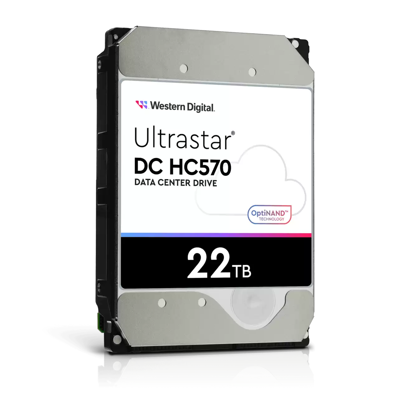 WD Ultrastar DC HC570 - Festplatte - 22TB - intern - 3.5" (8,9 cm) - SATA 6Gb/s - 7200 U/min - Puffer: 512MB - für Intel Next Unit of Computing 13 Extreme Kit - NUC13RNGi7 (0F48155)