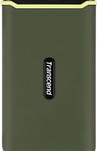 Transcend ESD380C - SSD - 2TB - extern (tragbar) - USB 3,2 Gen 2x2 - Military Green (TS2TESD380C)