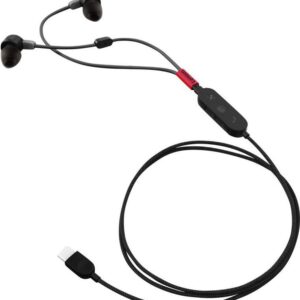 Lenovo Go - Headset - im Ohr - kabelgebunden - aktive Rauschunterdrückung - USB-C - Thunder Black - Zertifiziert für Skype für Unternehmen, Zertifiziert für Microsoft Teams - für K14 Gen 1, ThinkCentre M70s Gen 3, M75t Gen 2, ThinkPad E14 Gen 3, P15v Gen 3 (4XD1C99220)