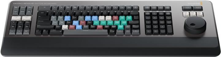 Blackmagic Design BMD-DV/RES/BBPNLMLEKB Tastatur QWERTY Schwarz - Grau (BM-DV/RES/BBPNLMLEKB-LIC)