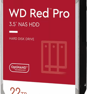 WD Red Pro WD221KFGX - Festplatte - 22TB - intern - 3.5" (8,9 cm) - SATA 6Gb/s - 7200 U/min - Puffer: 512MB (WD221KFGX)