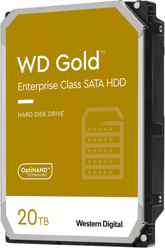 WD Gold WD202KRYZ - Festplatte - Enterprise - 20TB - intern - 3.5" (8,9 cm) - SATA 6Gb/s - 7200 U/min - Puffer: 512MB (WD202KRYZ)
