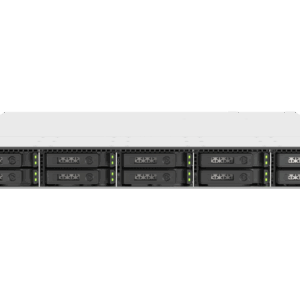 QNAP TS-h1090FU - NAS-Server - 10 Schächte - Rack - einbaufähig - SATA 6Gb/s / PCIe (NVMe) / U.2 - RAID 0, 1, 5, 6, 10, 50, JBOD, 60 - RAM 256GB - 25 Gigabit Ethernet / 2,5 Gigabit Ethernet - iSCSI Support - 1U (TS-H1090FU-7302P-256G)