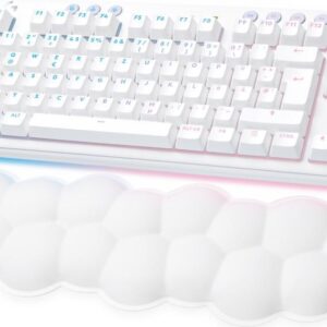 Logitech G G715 - Tastatur - tenkeyless - Hintergrundbeleuchtung - Bluetooth, LIGHTSPEED - QWERTZ - Deutsch - Tastenschalter: Tactile - weiß (920-010458)