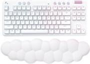 Logitech G G715 - Tastatur - tenkeyless - Hintergrundbeleuchtung - Bluetooth, LIGHTSPEED - QWERTY - US International - Tastenschalter: Tactile - weiß (920-010465)
