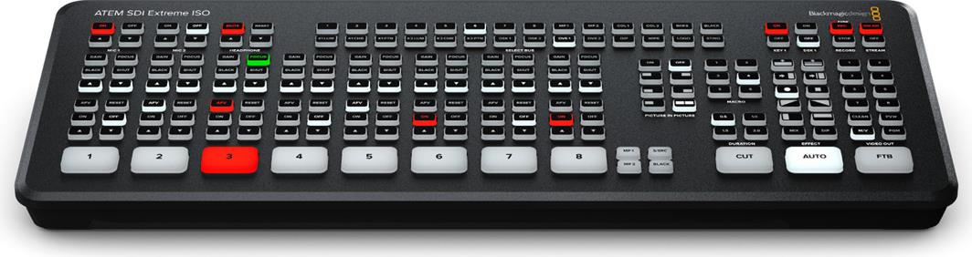 Blackmagic Design ATEM SDI Extreme ISO - Full HD - 1280 x 720,1920 x 1080 Pixel - 720p - 1080i - 1080p - 60 fps - 4:2:2 - 10 Bit (BM-SWATEMMXEPCEXTISO)
