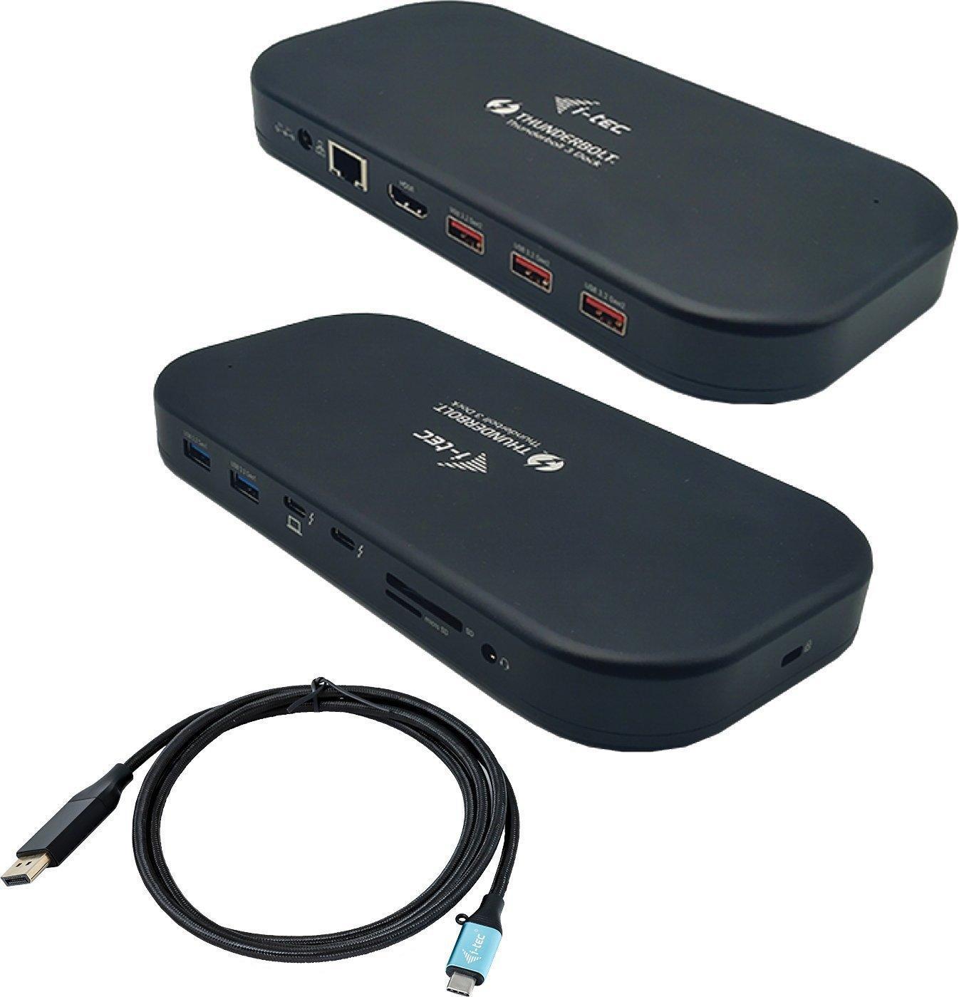i-Tec - Dockingstation - Thunderbolt 3 - HDMI, Thunderbolt - GigE - 134 Watt (TB3HDMIDOCKPD)