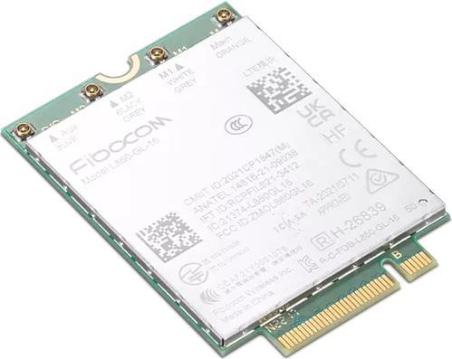 Lenovo Fibocom L860-GL-16 - Drahtloses Mobilfunkmodem - 4G LTE - M.2 Card - für ThinkPad P16s Gen 1 21BT, 21BU, 21CK, 21CL, T16 Gen 1 21BV, 21BW, 21CH, 21CJ (4XC1K20995)