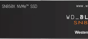 WD WD_BLACK SN850X NVMe SSD WDS100T2X0E - SSD - 1TB - intern - M.2 2280 - PCIe 4,0 x4 (NVMe) (WDS100T2X0E)