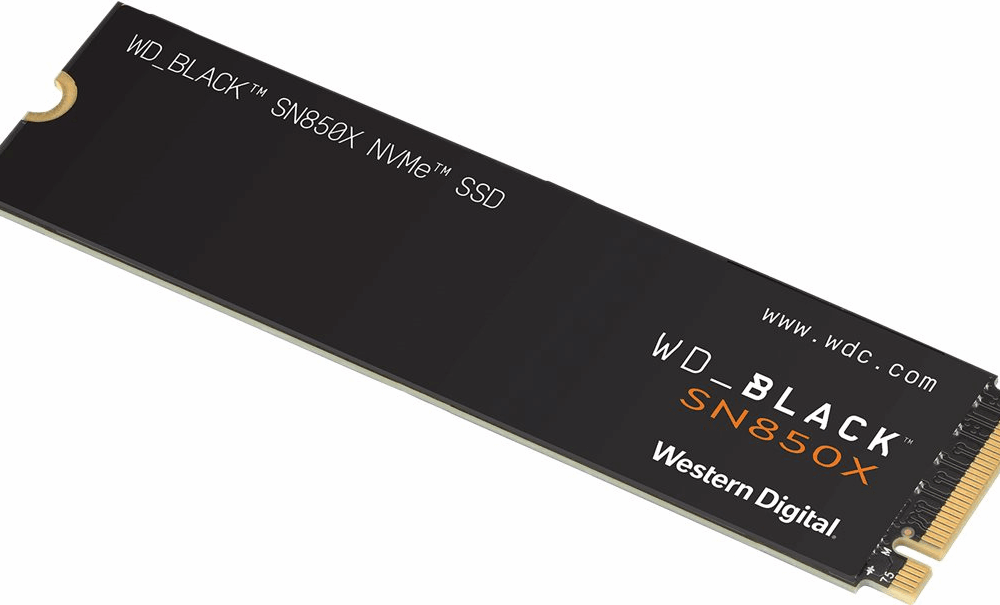 WD_BLACK SN850X NVMe SSD WDS200T2X0E - SSD - 2 TB - intern - M.2 2280 - PCIe 4.0 x4 (NVMe)