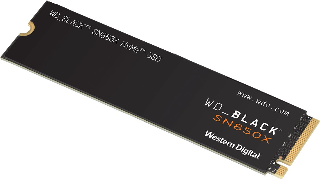 WD_BLACK SN850X NVMe SSD WDS200T2X0E - SSD - 2 TB - intern - M.2 2280 - PCIe 4.0 x4 (NVMe)