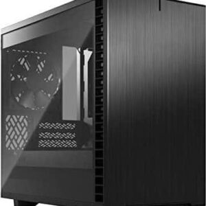 Fractal Design Define 7 Nano - Tower - Mini-DTX - Seitenteil mit Fenster (tinted glass) - keine Spannungsversorgung (ATX) - Schwarz - USB/Audio