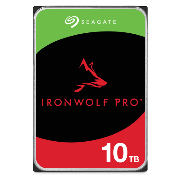 Seagate IronWolf Pro ST10000NT001 - Festplatte - 10TB - intern - 3.5" (8,9 cm) - SATA 6Gb/s - 7200 U/min - Puffer: 256MB - mit 3 Jahre Seagate Rescue Datenwiederherstellung (ST10000NT001)