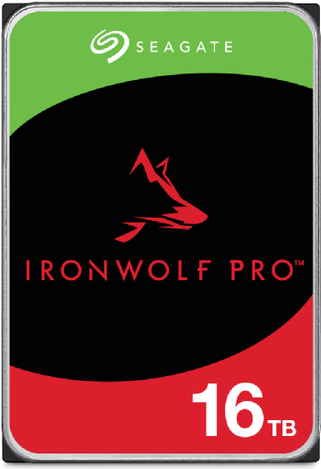 Seagate IronWolf Pro ST16000NT001 - Festplatte - 16TB - intern - 3.5" (8,9 cm) - SATA 6Gb/s - 7200 U/min - Puffer: 256MB - mit 3 Jahre Seagate Rescue Datenwiederherstellung (ST16000NT001)