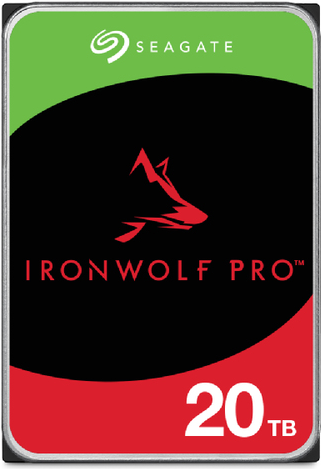 Seagate IronWolf Pro ST20000NT001 - Festplatte - 20TB - intern - 3.5" (8,9 cm) - SATA 6Gb/s - 7200 U/min - Puffer: 256MB - mit 3 Jahre Seagate Rescue Datenwiederherstellung (ST20000NT001)