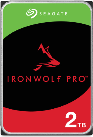 Seagate IronWolf Pro ST2000NT001 - Festplatte - 2TB - intern - 3.5" (8,9 cm) - SATA 6Gb/s - 7200 U/min - Puffer: 256MB - mit 3 Jahre Seagate Rescue Datenwiederherstellung (ST2000NT001)