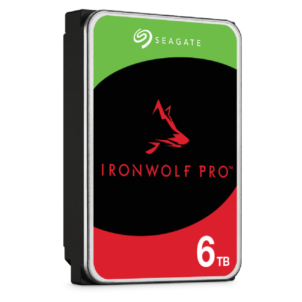 Seagate IronWolf Pro ST6000NT001 - Festplatte - 6TB - intern - 3.5" (8,9 cm) - SATA 6Gb/s - 7200 U/min - Puffer: 256MB - mit 3 Jahre Seagate Rescue Datenwiederherstellung (ST6000NT001)