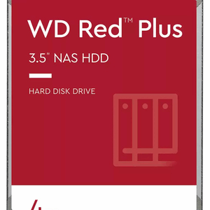 WD Red Plus WD40EFPX - Festplatte - 4TB - intern - 3.5" (8,9 cm) - SATA 6Gb/s - 5400 U/min - Puffer: 256MB (WD40EFPX)