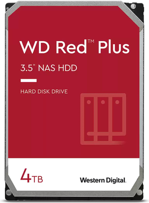 WD Red Plus WD40EFPX - Festplatte - 4TB - intern - 3.5" (8,9 cm) - SATA 6Gb/s - 5400 U/min - Puffer: 256MB (WD40EFPX)