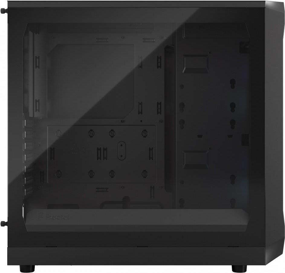 Fractal Design Focus 2 RGB - Tower - ATX - Seitenteil mit Fenster (gehärtetes Glas) - keine Spannungsversorgung (ATX) - black TG clear tint - USB/Audio (FD-C-FOC2A-03)