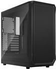 Fractal Design Focus 2 RGB - Tower - ATX - Seitenteil mit Fenster (gehärtetes Glas) - keine Spannungsversorgung (ATX) - black TG clear tint - USB/Audio (FD-C-FOC2A-01)
