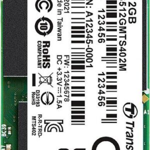 Transcend MTS402M M.2 512 GB Serial ATA III MLC NAND (TS512GMTS402M)
