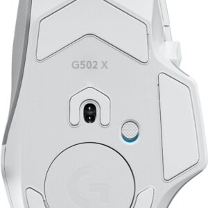 Logitech G G502 X LIGHTSPEED - Maus - optisch - 8 Tasten - kabellos - 2,4 GHz - USB Logitech LIGHTSPEED Empfänger - weiß (910-006190)